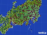 関東・甲信地方のアメダス実況(日照時間)(2023年01月07日)