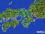 2023年01月07日の近畿地方のアメダス(日照時間)