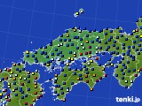 中国地方のアメダス実況(日照時間)(2023年01月07日)