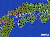 2023年01月08日の四国地方のアメダス(日照時間)
