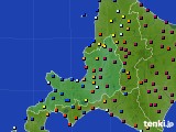 2023年01月08日の道央のアメダス(日照時間)