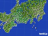 東海地方のアメダス実況(気温)(2023年01月08日)