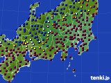 関東・甲信地方のアメダス実況(日照時間)(2023年01月09日)