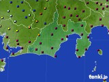 静岡県のアメダス実況(日照時間)(2023年01月09日)
