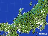 2023年01月09日の北陸地方のアメダス(気温)