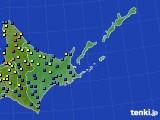 2023年01月10日の道東のアメダス(積雪深)