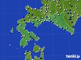 道南のアメダス実況(風向・風速)(2023年01月10日)