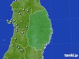岩手県のアメダス実況(降水量)(2023年01月11日)