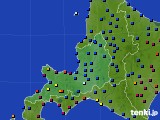 2023年01月11日の道央のアメダス(日照時間)