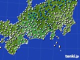 東海地方のアメダス実況(気温)(2023年01月11日)