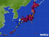 アメダス実況(日照時間)(2023年01月12日)