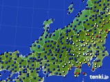 2023年01月13日の北陸地方のアメダス(日照時間)