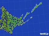 道東のアメダス実況(日照時間)(2023年01月13日)