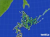 2023年01月13日の北海道地方のアメダス(気温)