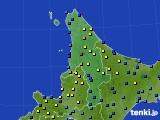 道北のアメダス実況(積雪深)(2023年01月14日)