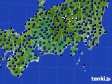 2023年01月14日の東海地方のアメダス(日照時間)
