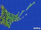 道東のアメダス実況(日照時間)(2023年01月14日)