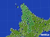 道北のアメダス実況(風向・風速)(2023年01月14日)
