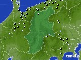 長野県のアメダス実況(降水量)(2023年01月15日)
