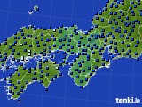 2023年01月15日の近畿地方のアメダス(日照時間)