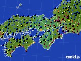 近畿地方のアメダス実況(日照時間)(2023年01月16日)