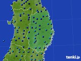 岩手県のアメダス実況(気温)(2023年01月17日)