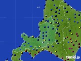 2023年01月18日の道央のアメダス(日照時間)