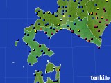 道南のアメダス実況(日照時間)(2023年01月18日)