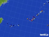 沖縄地方のアメダス実況(日照時間)(2023年01月19日)