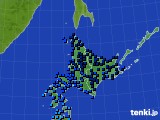 2023年01月19日の北海道地方のアメダス(気温)