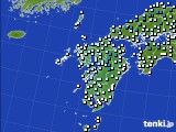 九州地方のアメダス実況(気温)(2023年01月19日)