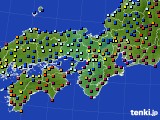 2023年01月20日の近畿地方のアメダス(日照時間)