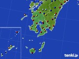鹿児島県のアメダス実況(日照時間)(2023年01月20日)