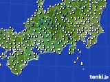 東海地方のアメダス実況(気温)(2023年01月20日)