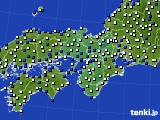 近畿地方のアメダス実況(風向・風速)(2023年01月20日)