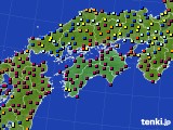 2023年01月21日の四国地方のアメダス(日照時間)