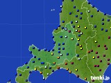 2023年01月21日の道央のアメダス(日照時間)