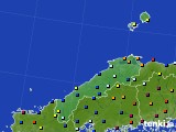 島根県のアメダス実況(日照時間)(2023年01月21日)