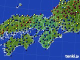 2023年01月23日の近畿地方のアメダス(日照時間)