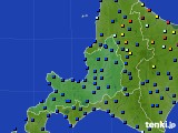 2023年01月23日の道央のアメダス(日照時間)