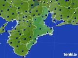 三重県のアメダス実況(日照時間)(2023年01月23日)