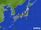 アメダス実況(降水量)(2023年01月24日)