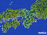 2023年01月24日の近畿地方のアメダス(日照時間)