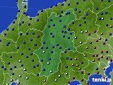 長野県のアメダス実況(日照時間)(2023年01月24日)
