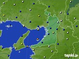 大阪府のアメダス実況(風向・風速)(2023年01月24日)