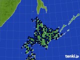 2023年01月25日の北海道地方のアメダス(気温)