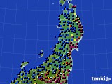 東北地方のアメダス実況(日照時間)(2023年01月26日)