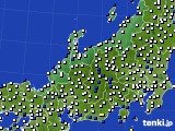 2023年01月26日の北陸地方のアメダス(風向・風速)