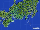 東海地方のアメダス実況(日照時間)(2023年01月27日)