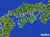 2023年01月27日の四国地方のアメダス(日照時間)